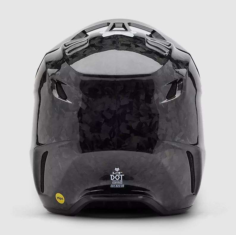 Fox Racing V3 RS Carbon Solid MX Helmet